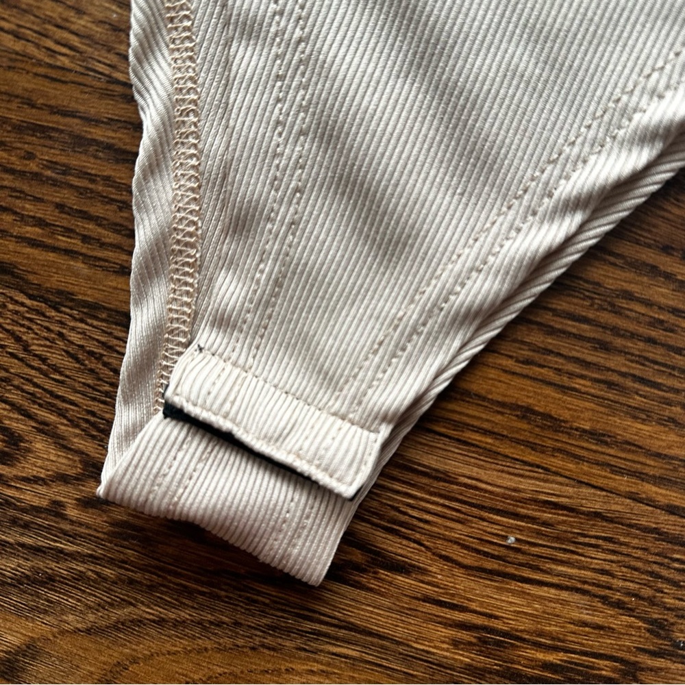 SHEIN Nude Ribbed Sleeveless high neck Bodysuit - Picture 2 of 16